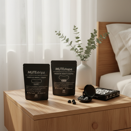 Drug free snoring relief Australia MUTEstripz nasal breathing support strips