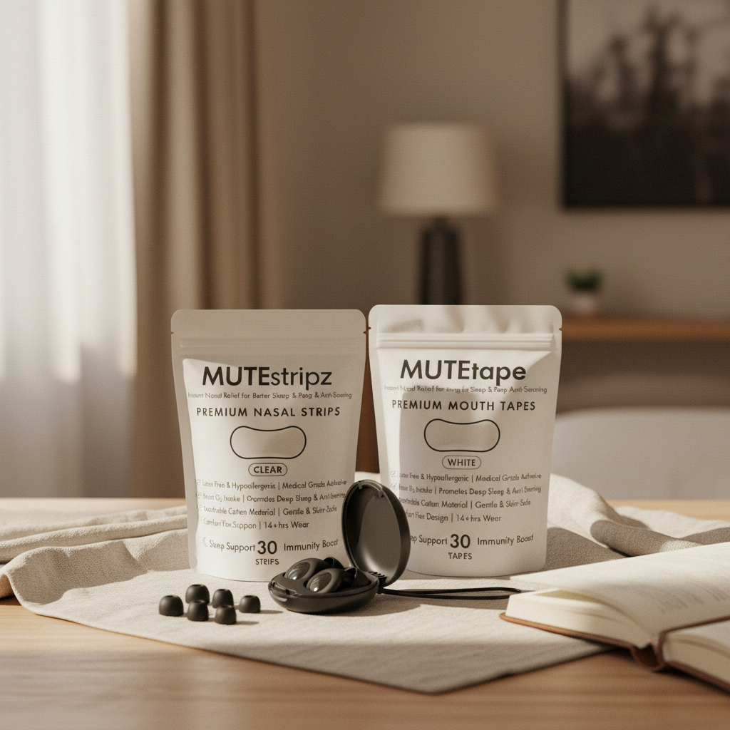 Ear plugs for side sleepers Australia MUTEpodz pressure-free ergonomic design