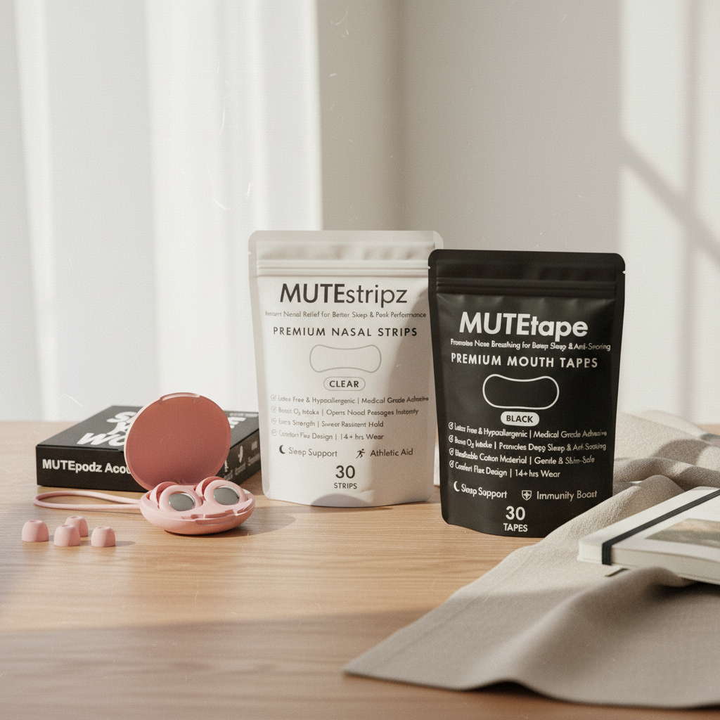 Ear plugs for travel and sleep Australia MUTEpodz for flights and hotels