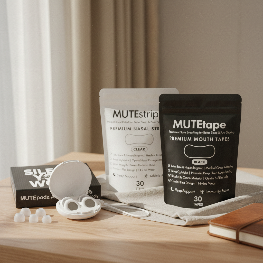 Reusable ear plugs for sleep Australia MUTEpodz eco-friendly long-lasting